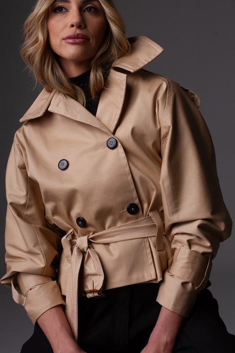 Foto do produto Mini Trench Coat Anna - Caqui