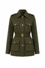 Parka Camila - Lã Verde Militar