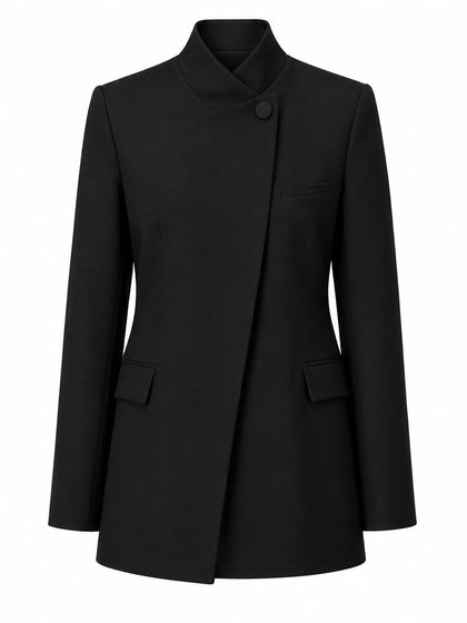 Blazer Stella - Crepe Patou Preto