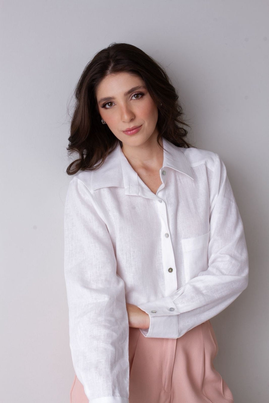 Camisa Linho - Branco