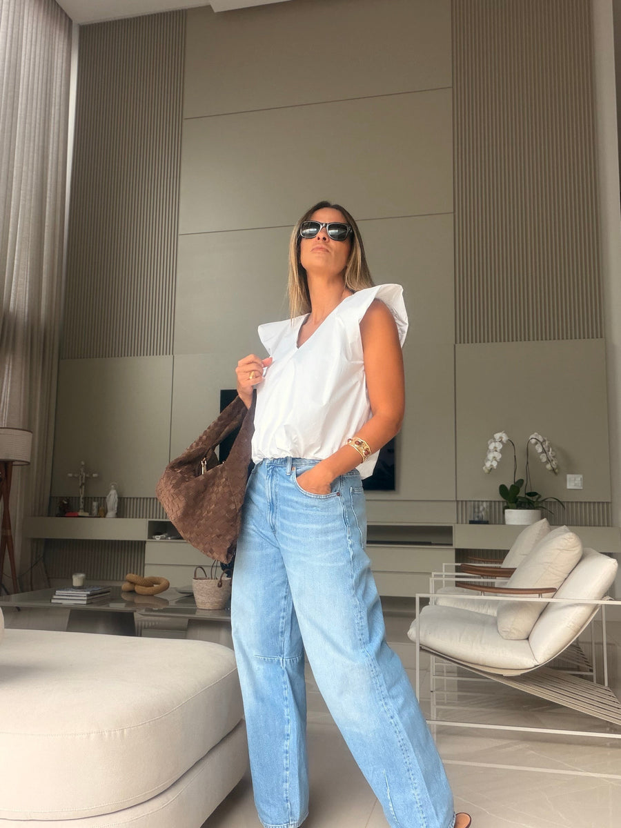 Blusa Borboleta - Branca