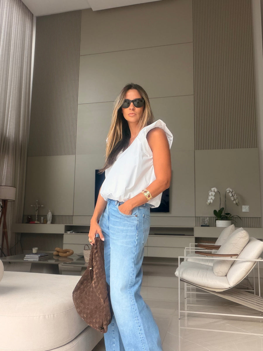 Blusa Borboleta - Branca