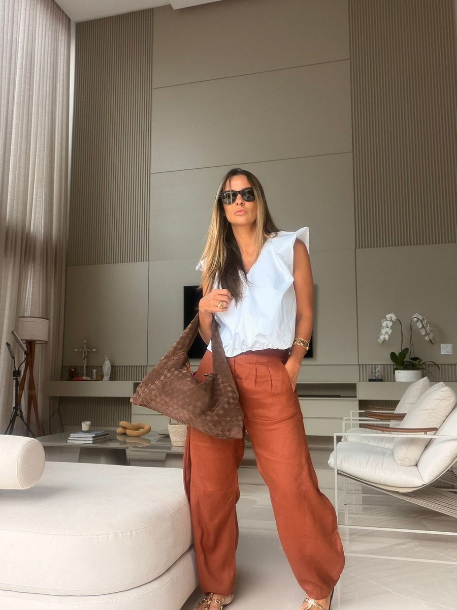 Blusa Borboleta - Branca