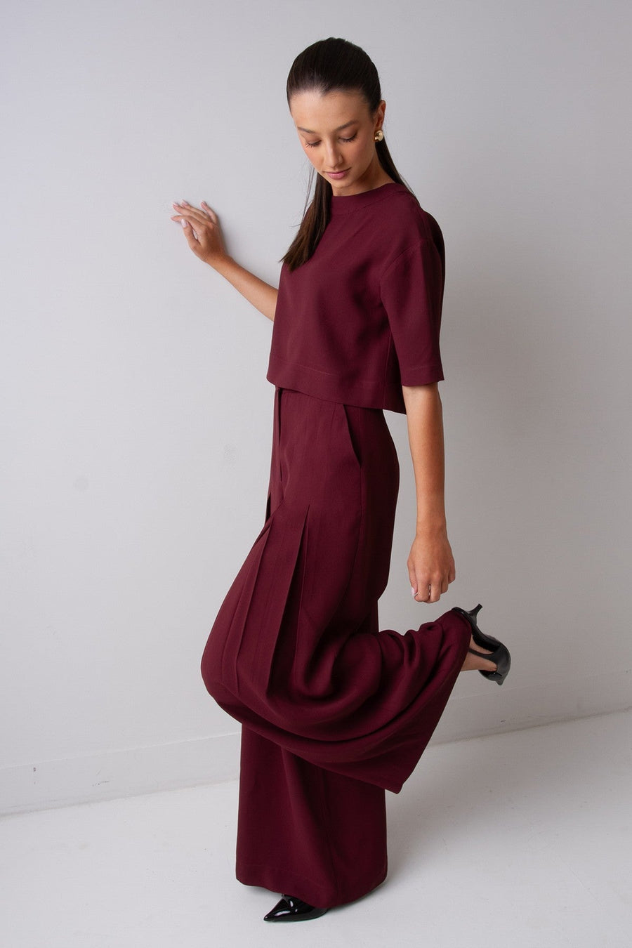 Calça Elena - Burgundy