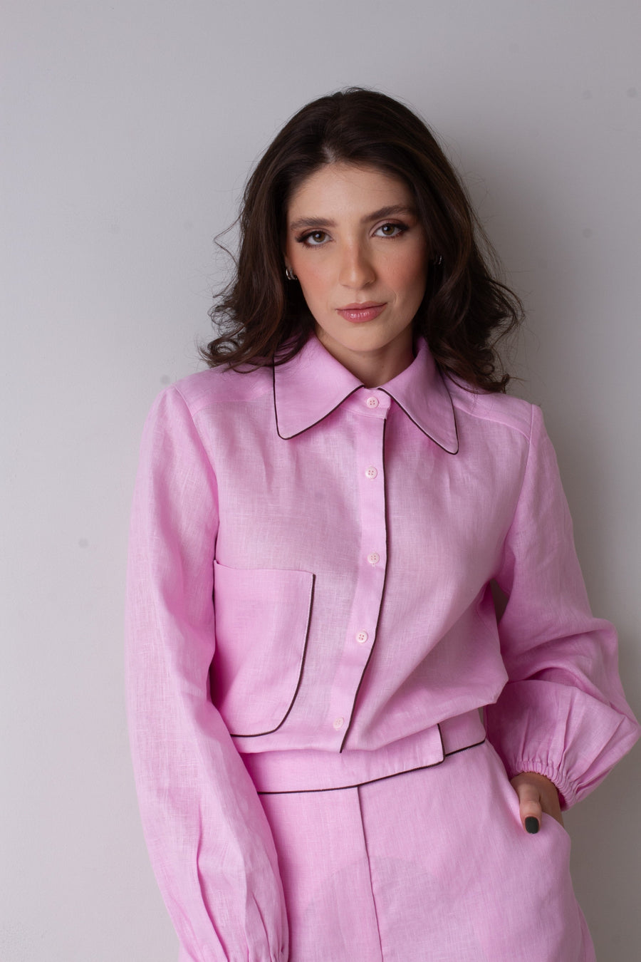 Camisa Laura - Rosa