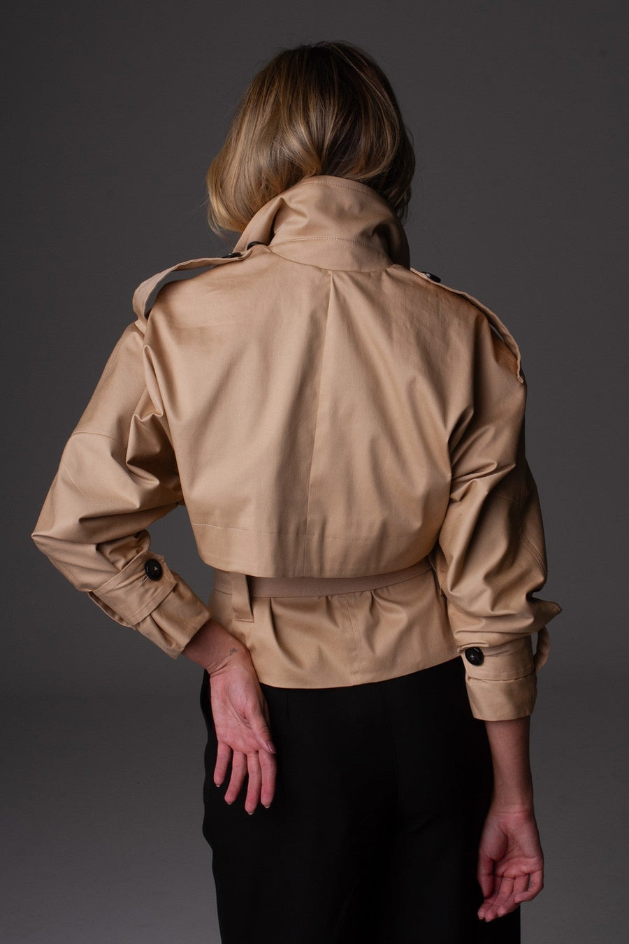 Mini Trench Coat Anna - Caqui