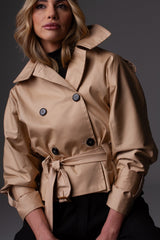 Mini Trench Coat Anna - Caqui