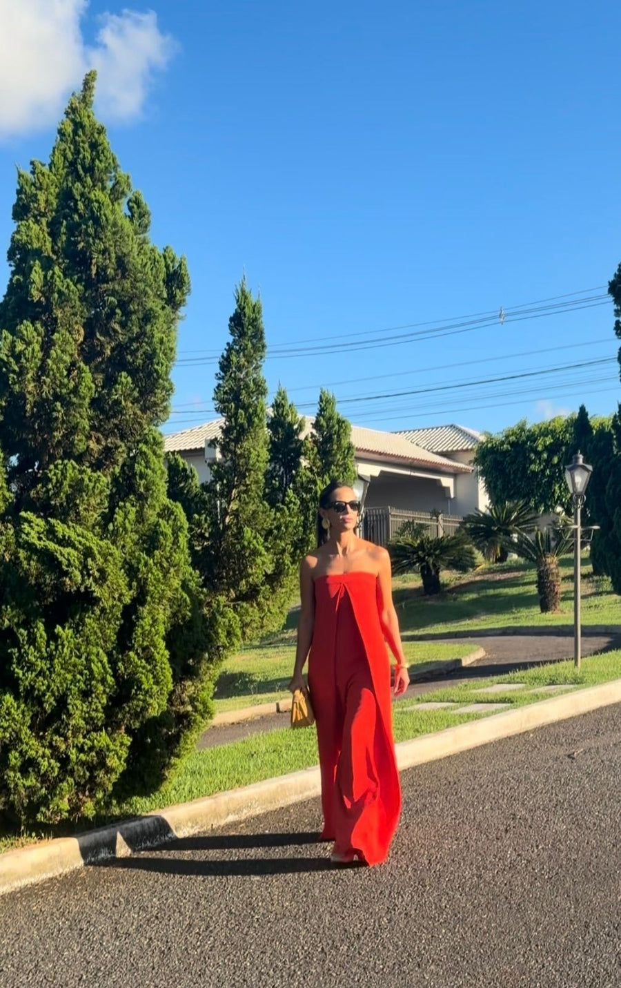 Macacão Angelina  - Vermelho