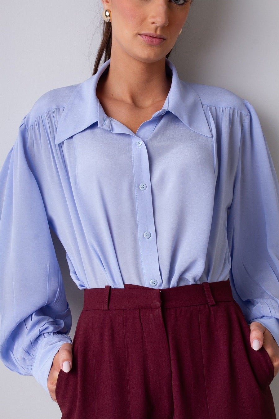 Camisa Bufante Lise - Azul