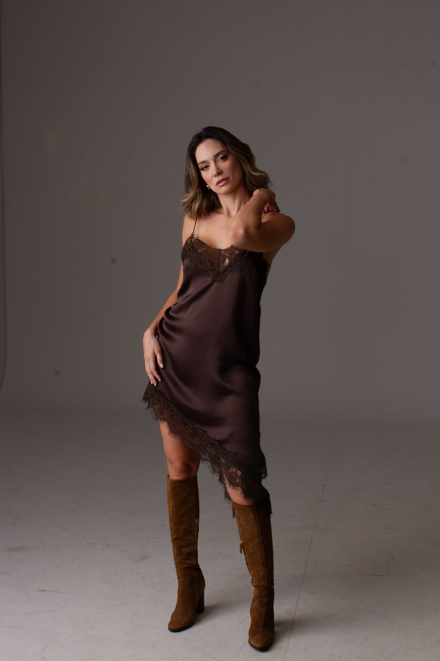 Sleep Dress - Marrom
