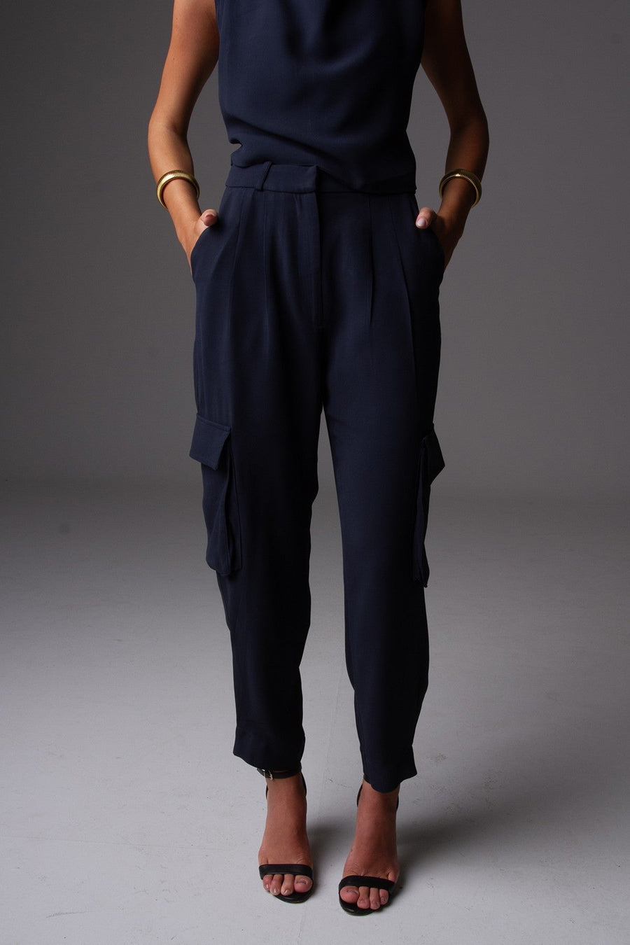 Calça Cargo Letizia - Marinho