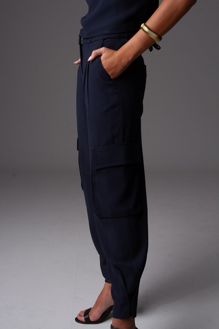 Calça Cargo Letizia - Marinho