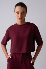 T-Shirt Giorgia - Burgundy