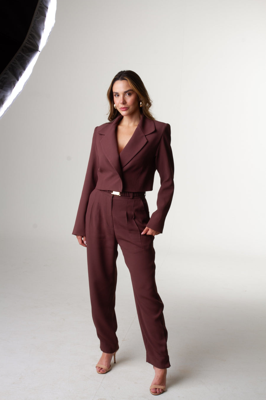 Mini Blazer Eleonora - Marrom