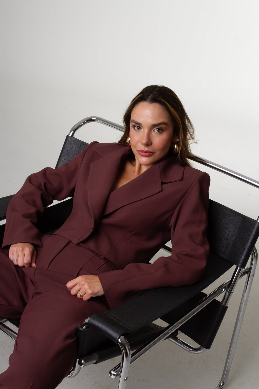 Mini Blazer Eleonora - Marrom
