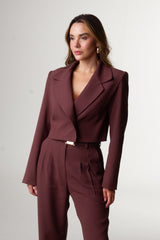 Mini Blazer Eleonora - Marrom