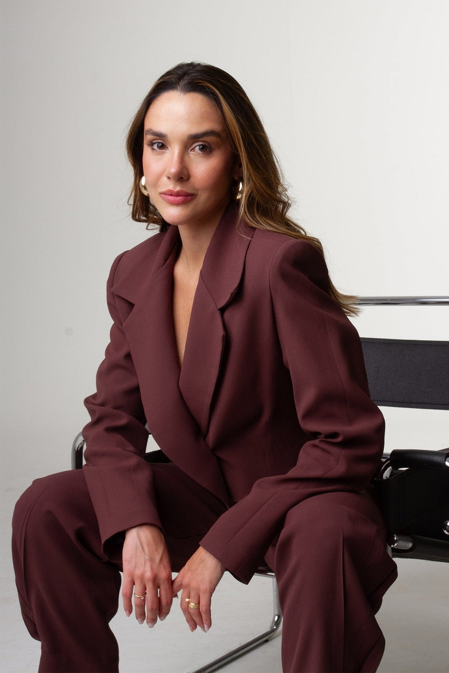 Mini Blazer Eleonora - Marrom