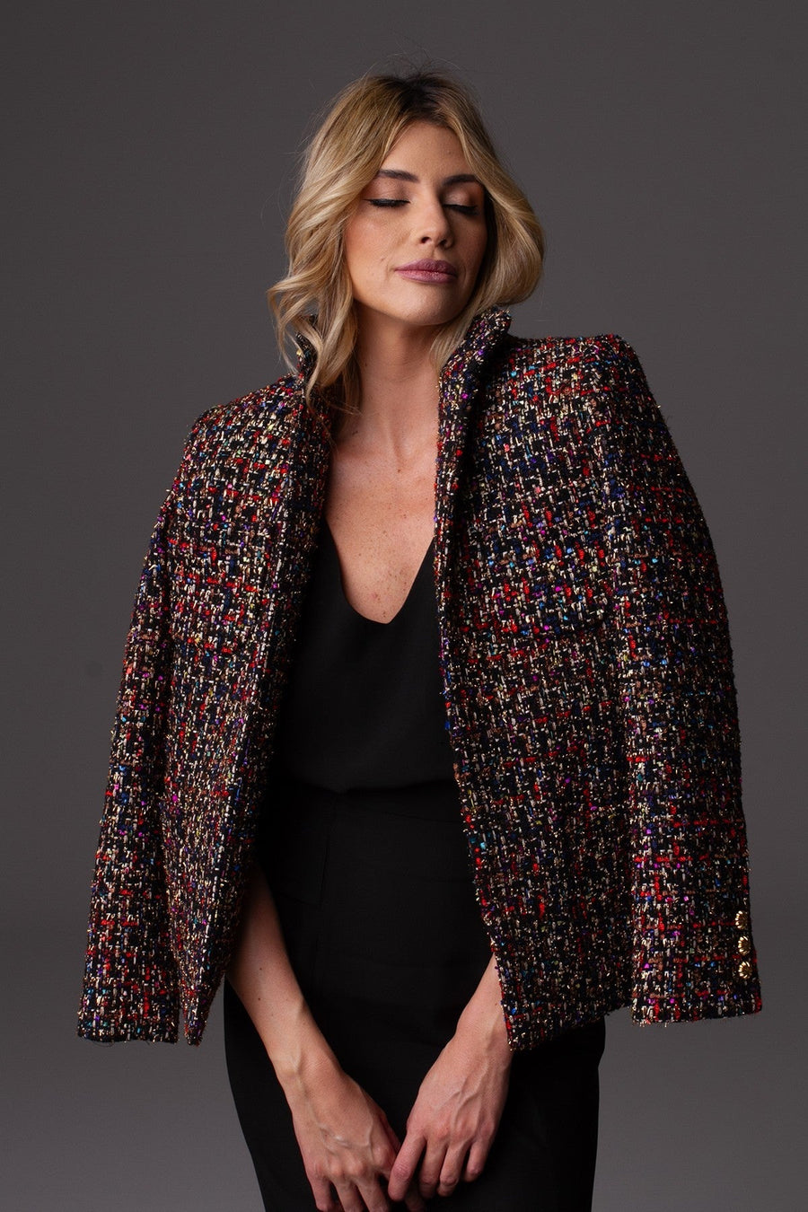 Casaqueto Tweed Caterina - Colorido
