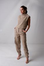 Calça Cargo Letizia - Areia
