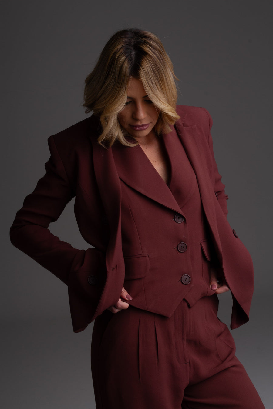 Blazer Alessia - Marrom