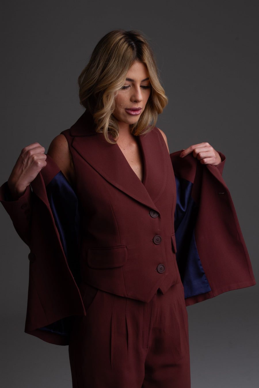 Blazer Alessia - Marrom