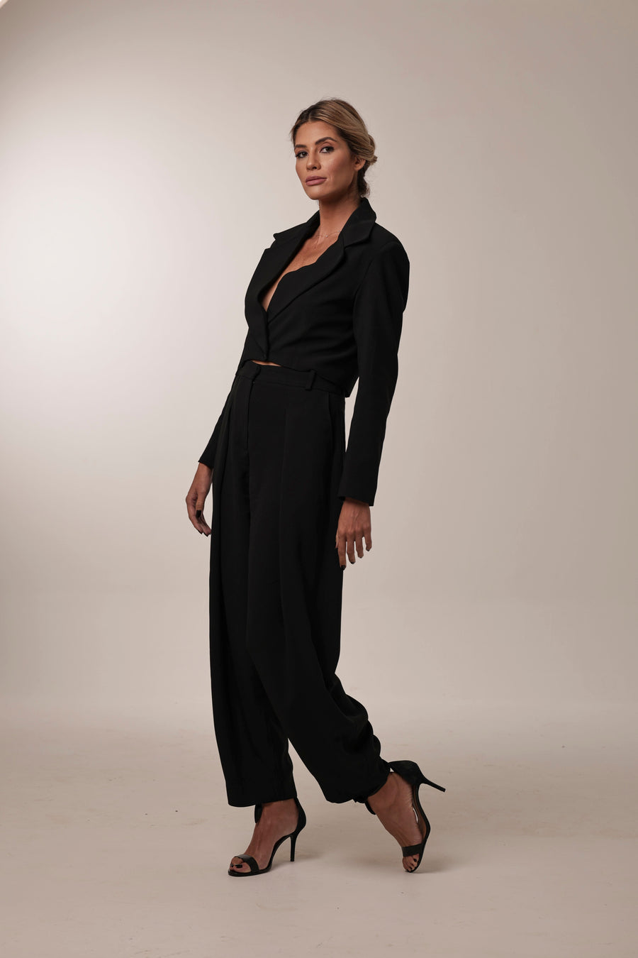 Mini Blazer Eleonora - Preto