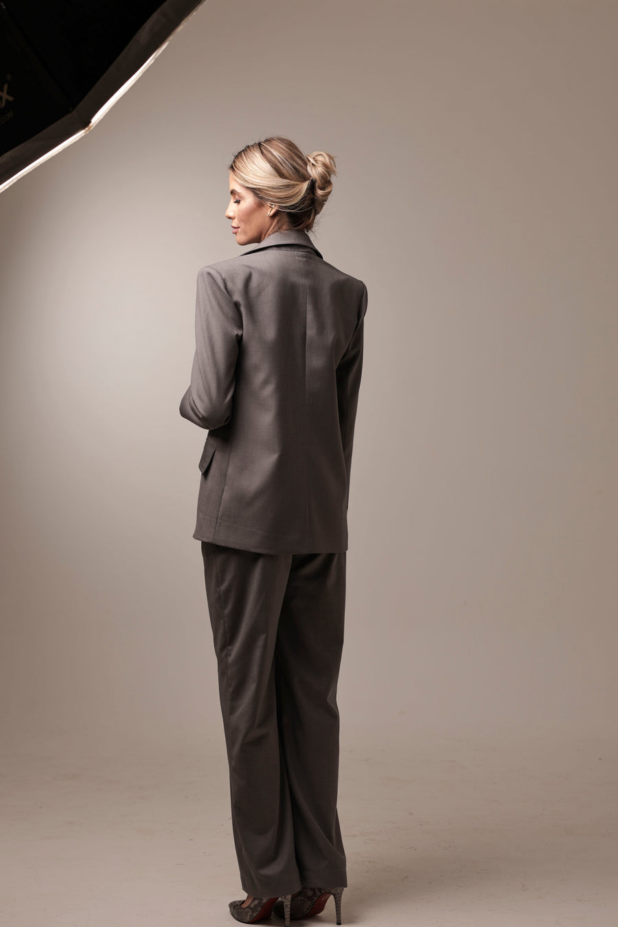 Blazer Slim  - Cinza