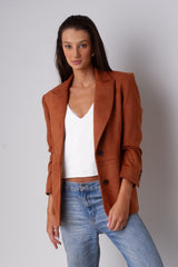 Blazer Suede Amanda - Whisky
