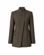 Blazer de Lã Merino -  Blazer Stella Marrom