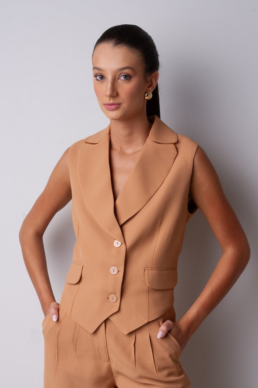 Colete Alessia - Mocha