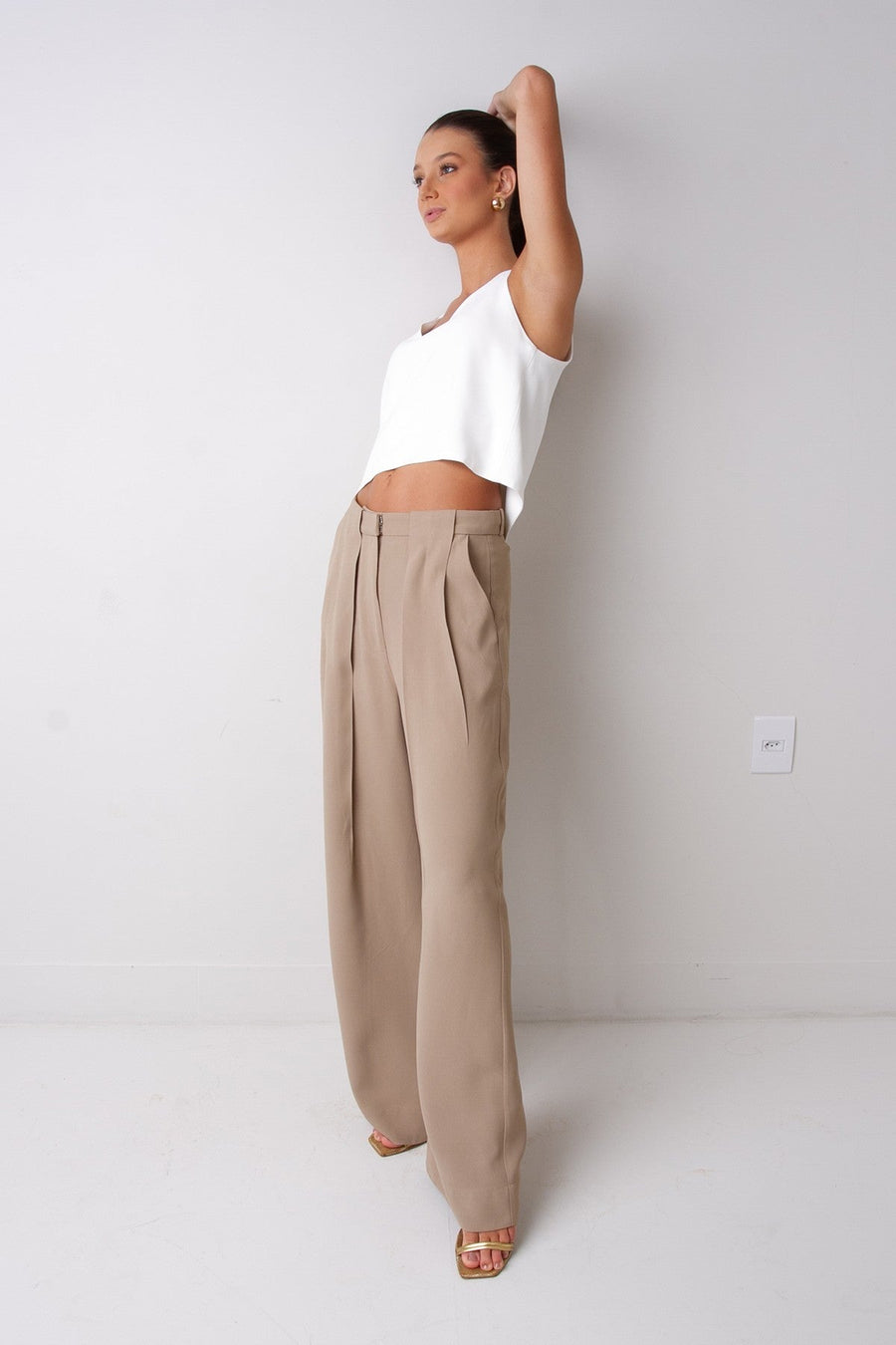 Calça Ayandra - Areia