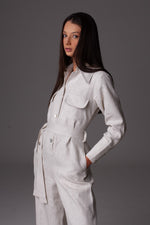 Macacão Linen - Linho Cru