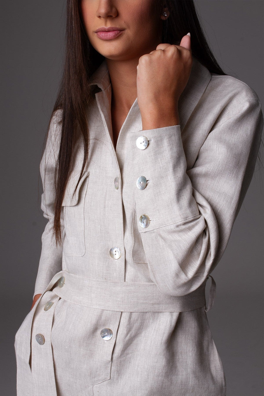 Macacão Linen - Linho Cru
