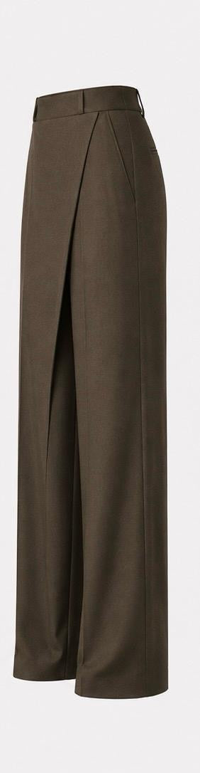 Calça de Lã Merino - Calça Mônaco Marrom