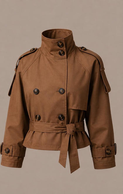 Mini Trench Coat Anne - Capuccino