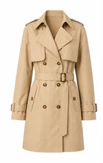 Trench Coat Médio  Mel - Caqui