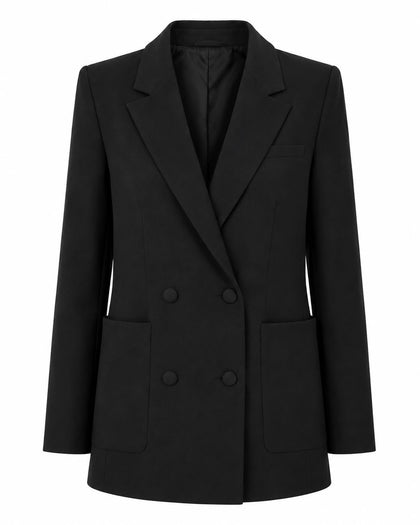 Blazer 100% Lã Merino - Blazer Ciça Preto