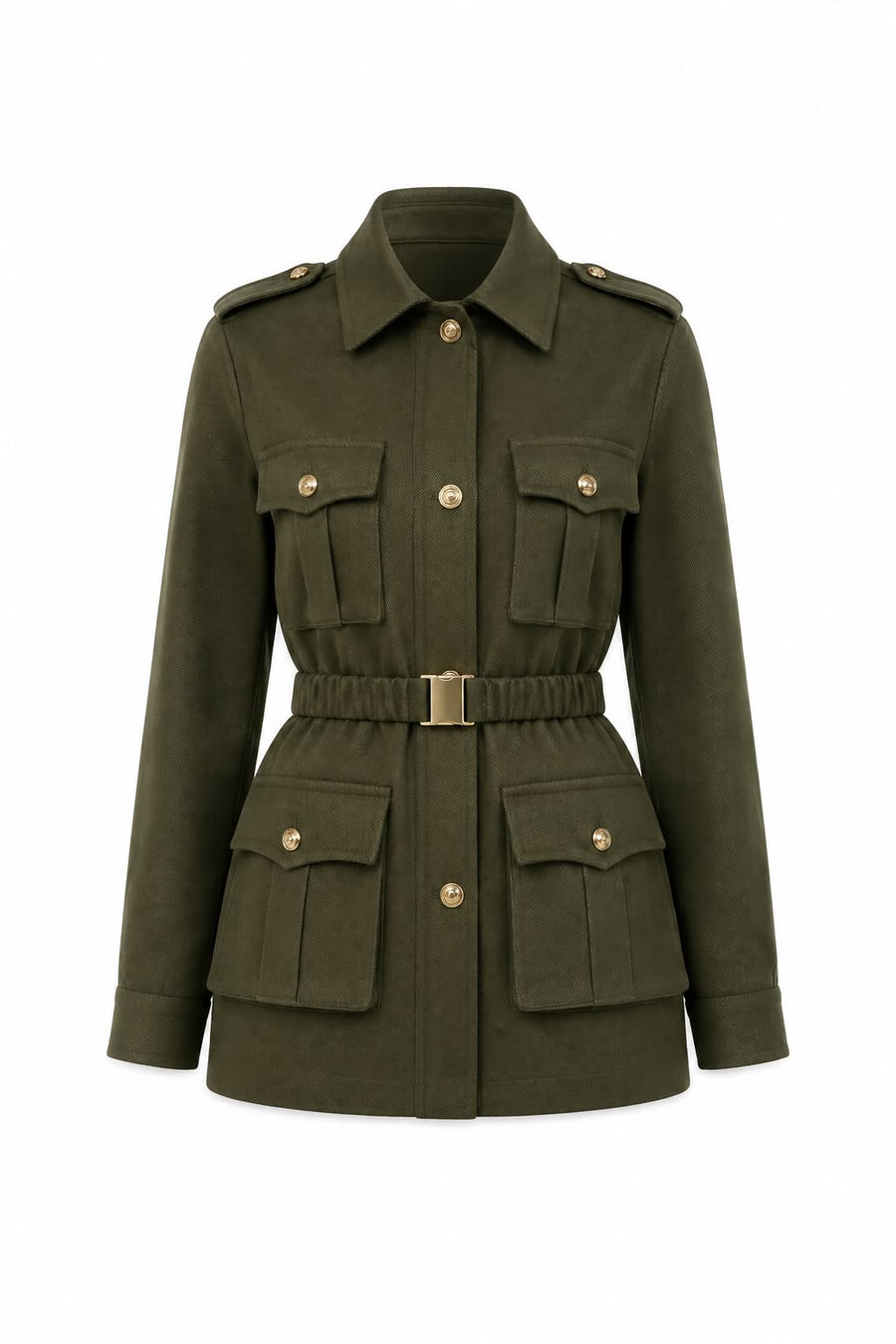 Parka Camila - Lã Verde Militar