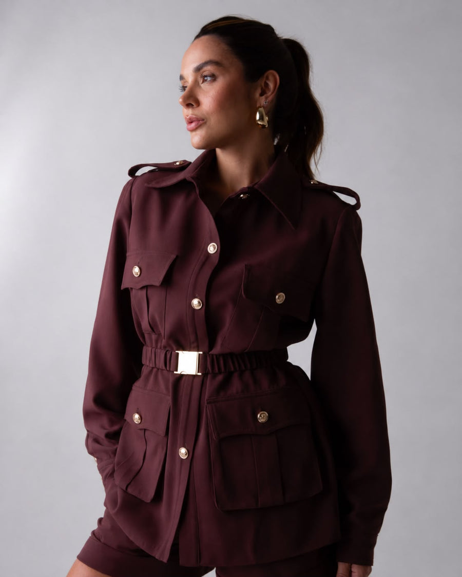 Parka Camila - Patou Burgundy