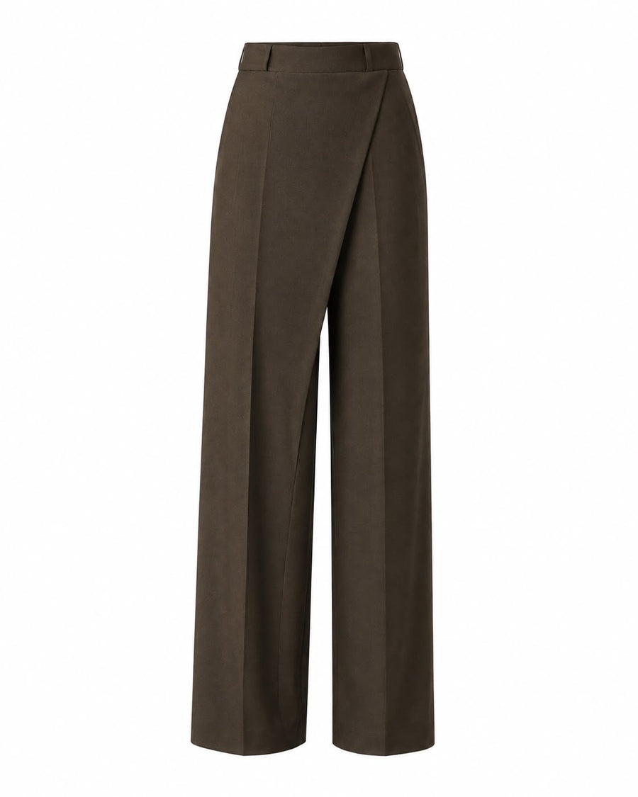 Calça de Lã Merino - Calça Mônaco Marrom