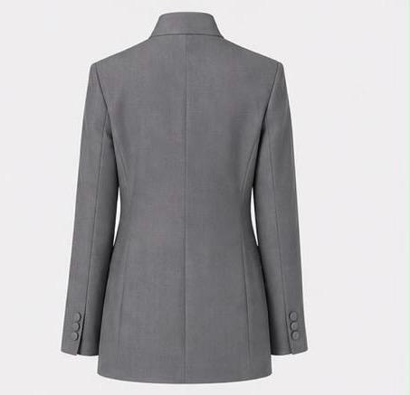 Blazer 100% Lã Merino - Blazer Stella Cinza