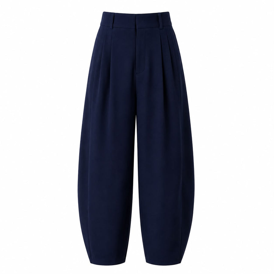 Calça Barrel Manuella - Marinho