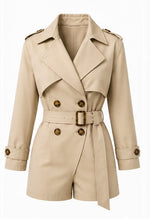 Macaquinho Trench - Sarja Premium Caqui