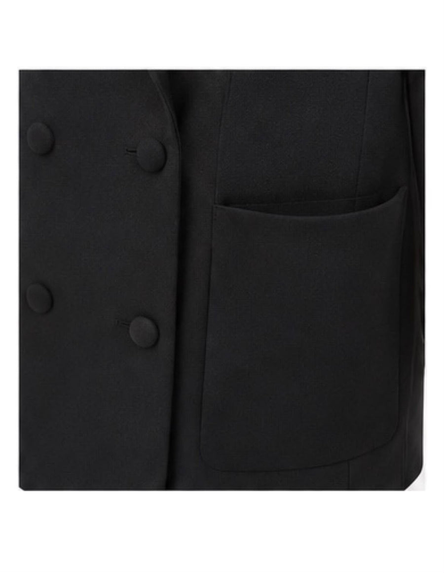 Blazer 100% Lã Merino - Blazer Ciça Preto